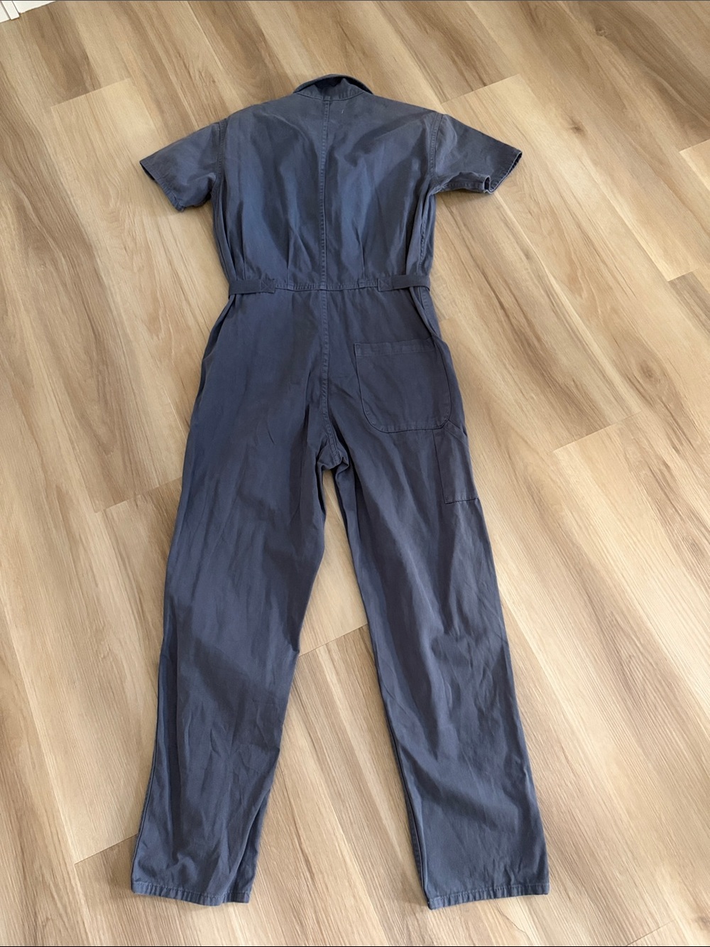 pistola Short-Sleeve Utility Jumpsuit in Charcoal Gray - Picture 3 of 3